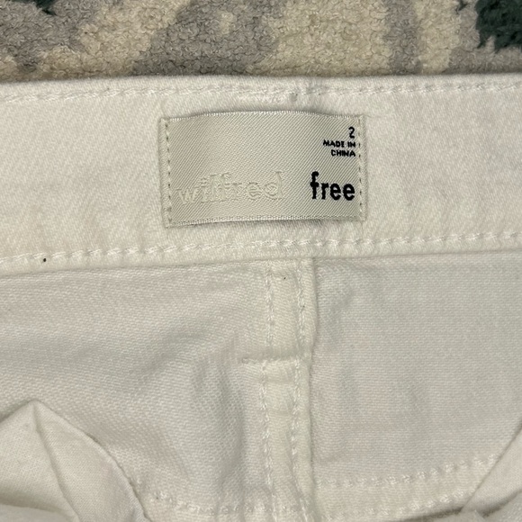 Aritzia Wilfred Free White Jean skirt Size 2 - Picture 2 of 7